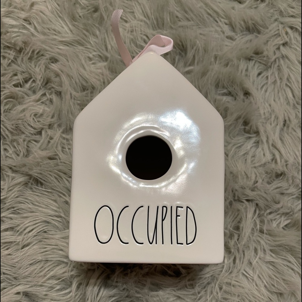 Rae Dunn birdhouse